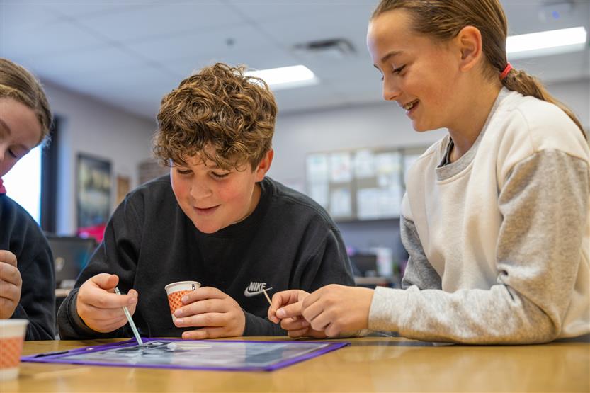 Hillsboro fifth graders make silly putty